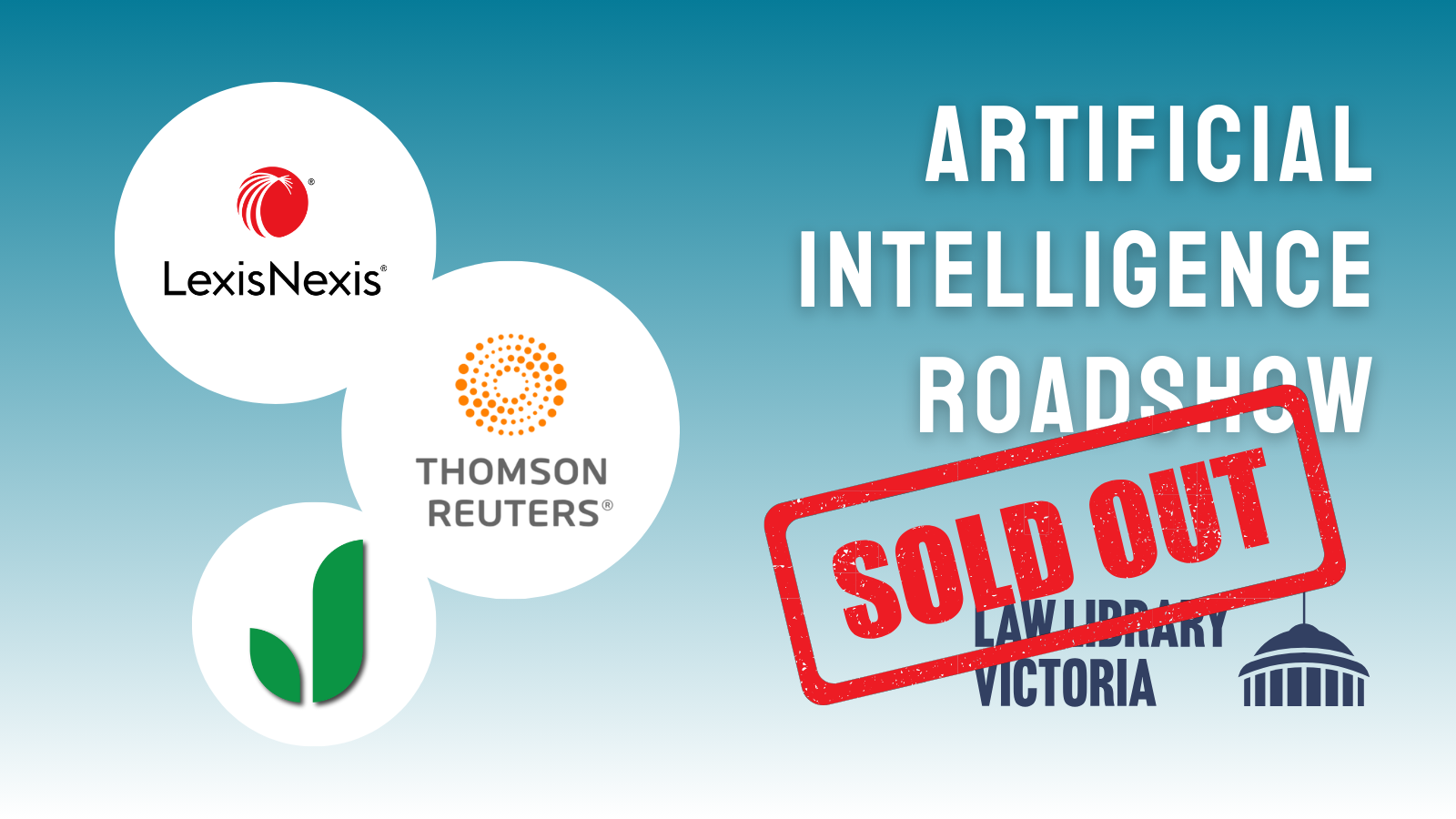 Artificial Intelligence Roadshow sold out